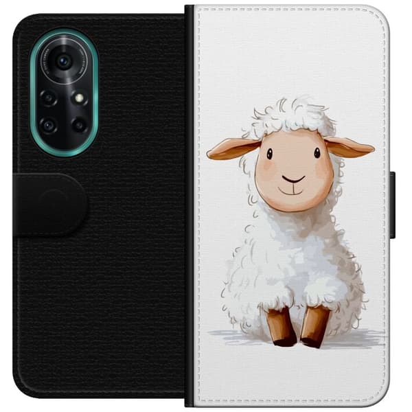 Huawei nova 8 Pro Plånboksfodral Sött Lamm – tecknad stil för barn & babyprodukter