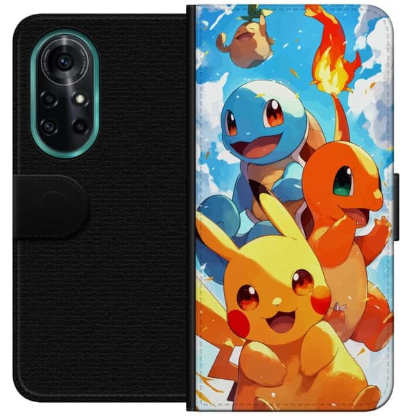 Huawei nova 8 Pro Plånboksfodral Pocket Creatures – inspirerat av Pokémon utan att nämna namnet