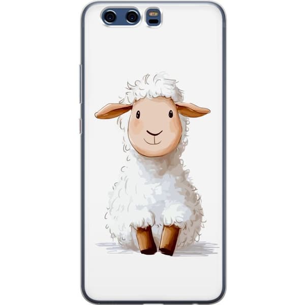 Huawei P10 Läpinäkyvä kuori Suloinen Lammas - lasten ja vauvan tuotteita sarjakuvatyyliin