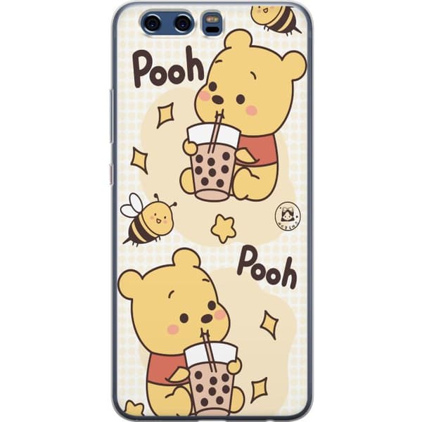 Huawei P10 Läpinäkyvä kuori Nalle Pooh - klassinen karhumotiivi uudessa tulkinnassa