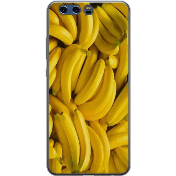 Huawei P10 Läpinäkyvä kuori Banaani kuvio