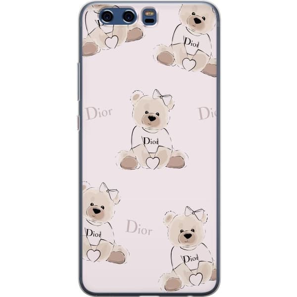 Huawei P10 Läpinäkyvä kuori Teddy Dior Vibes - ylellinen nalle muotityyliin