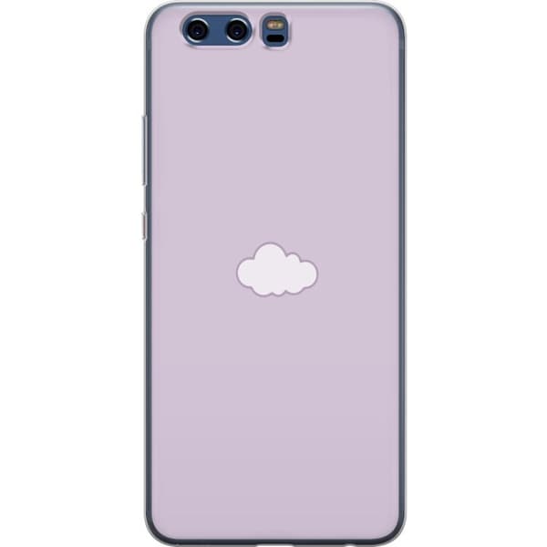 Huawei P10 Gennemsigtig cover Lilla Sky - minimalistisk sky på lilla baggrund