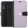 Pikkukuva 1 / 3: Huawei P20 Pro Lompakkokotelo Lila Pilvi - minimalistinen pilvi lila taustalla
