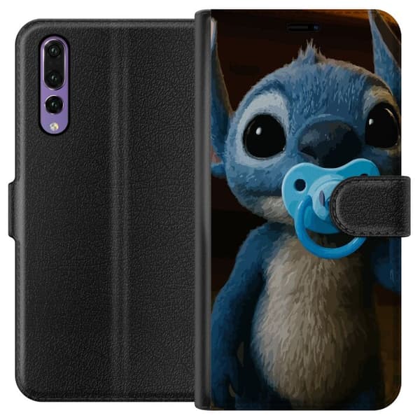 Huawei P20 Pro Lommeboketui Stitch & Napp - babytema med søt karakter