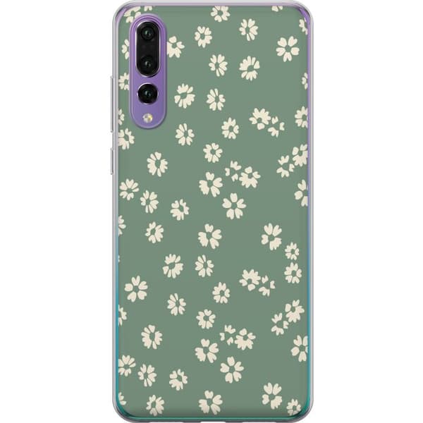 Huawei P20 Pro Gjennomsiktig deksel Blomsterdrøm - Fargerikt Blomstermønster