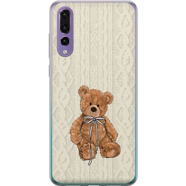 Huawei P20 Pro Genomskinligt Skal Liten Nalle – klassisk nalle i enkel design