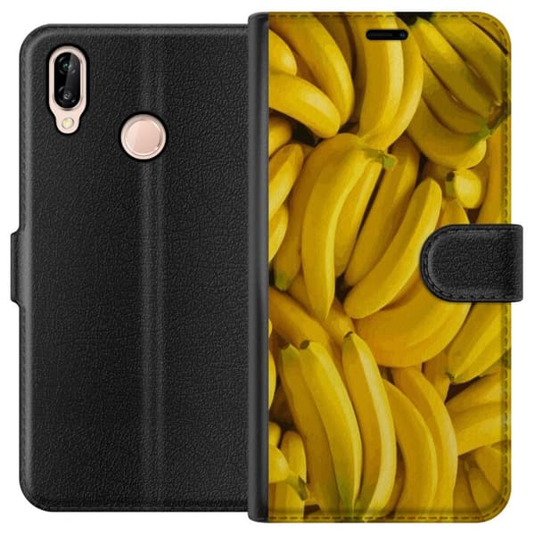 Huawei P20 lite Lompakkokotelo Banaani kuvio