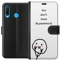 Miniatyrbillede 1 af 3: Huawei P30 lite Tegnebogsetui Du Kender Ikke Mit Adgangskode