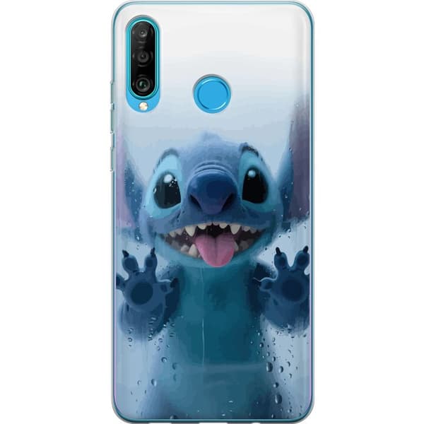 Huawei P30 lite Gennemsigtig cover Stitch ved et vindue i sød stil