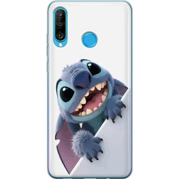 Huawei P30 lite Gennemsigtig cover Lykkelig Sting