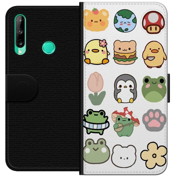 Huawei P40 lite E Lommeboketui Kawaii Friends