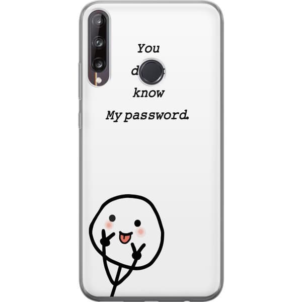 Huawei P40 lite E Läpinäkyvä kuori Et Tunne Salasanaani