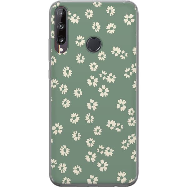 Huawei P40 lite E Gjennomsiktig deksel Blomsterdrøm - Fargerikt Blomstermønster