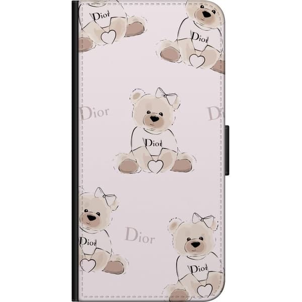 Huawei P40 Pro Plånboksfodral Teddy Dior Vibes – lyxig nalle i fashionstil