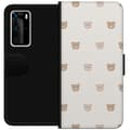 Miniatyrbild 1 av 3: Huawei P40 Pro Plånboksfodral Teddy Background – gulliga nallar mot mjuk bakgrund