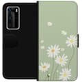 Miniatyrbild 1 av 3: Huawei P40 Pro Plånboksfodral Prästkragar – blommigt mönster i svensk sommarstil