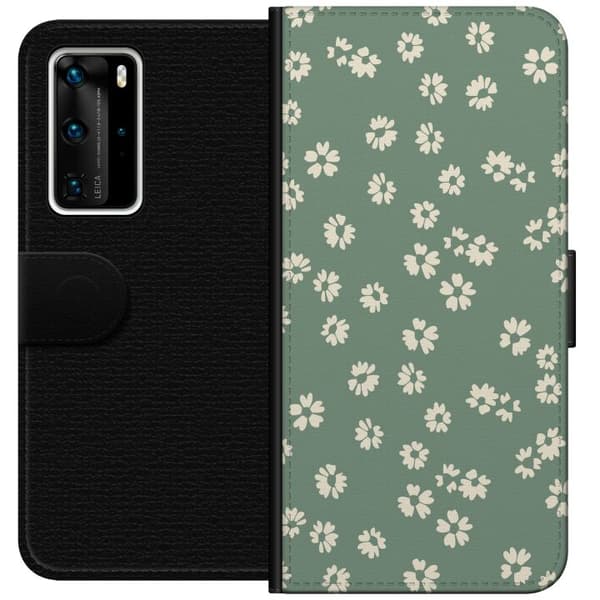 Huawei P40 Pro Plånboksfodral Blomsterdröm – färgglatt blommönster