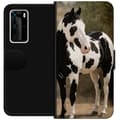Miniatyrbilde 1 av 3: Huawei P40 Pro Lommeboketui Vakker Hest - elegant illustrasjon av hestemotiv