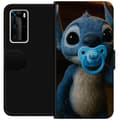 Miniatyrbild 1 av 3: Huawei P40 Pro Plånboksfodral Stitch & Napp – babytema med söt karaktär