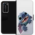 Miniatyrbild 1 av 3: Huawei P40 Pro Plånboksfodral Happy Stitch – glad figur med charmig uttryck