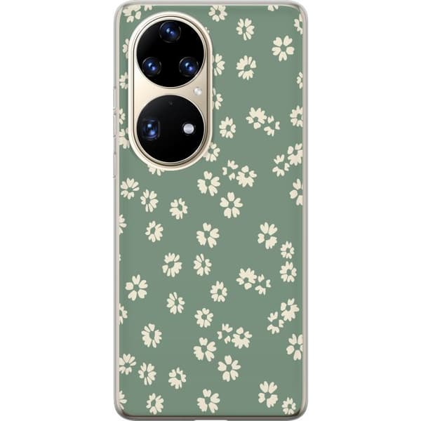 Huawei P50 Pro Läpinäkyvä kuori Kukkaisunelma - Värikäs Kukkakuvio