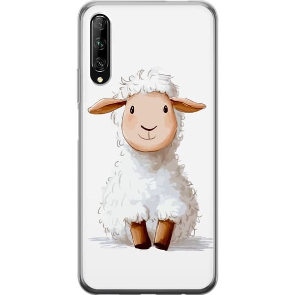 Huawei P smart Pro 2019 Gjennomsiktig deksel  Søtt Lam - tegneseriestil for barn og babyprodukter