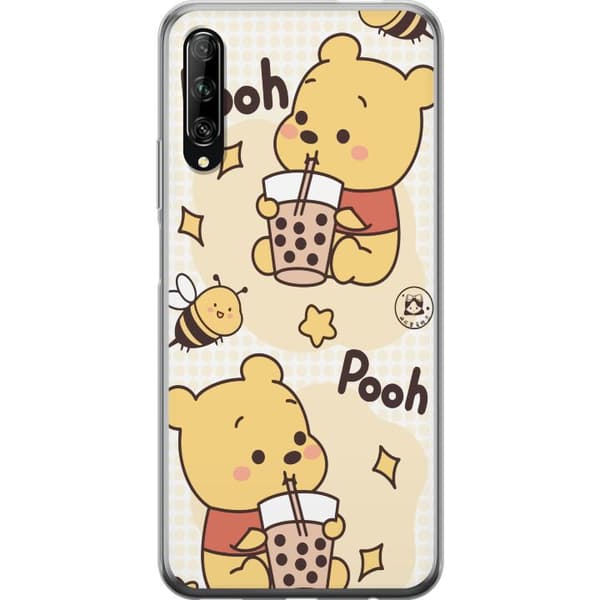 Huawei P smart Pro 2019 Genomskinligt Skal Nalle Pooh Style – klassiskt björnmotiv i ny tolkning