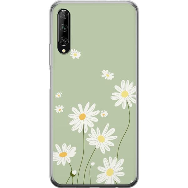 Huawei P smart Pro 2019 Gjennomsiktig deksel Prestekrager - blomstrete mønster i svensk sommerstil