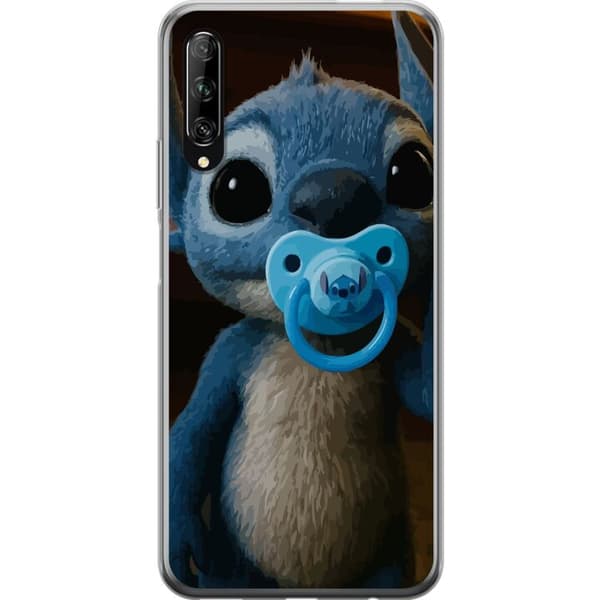 Huawei P smart Pro 2019 Genomskinligt Skal Stitch & Napp – babytema med söt karaktär