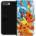 Pikkukuva 1 / 3: Huawei Y6 (2018) Lompakkokotelo Pocket Creatures - innoittanut Pokémonista mainitsematta nimeä