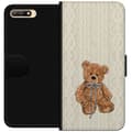 Miniatyrbillede 1 af 3: Huawei Y6 (2018) Tegnebogsetui Lille Teddy – klassisk teddy i enkel design