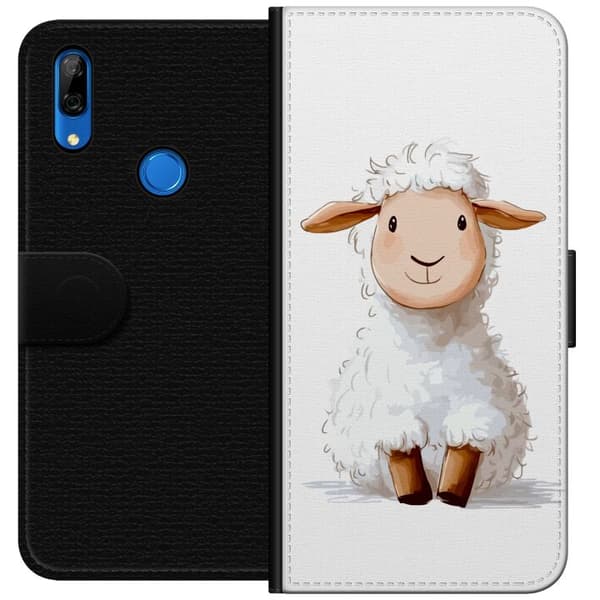 Huawei P Smart Z Tegnebogsetui Sødt Lamm - tegneseriestil til børn og babyprodukter