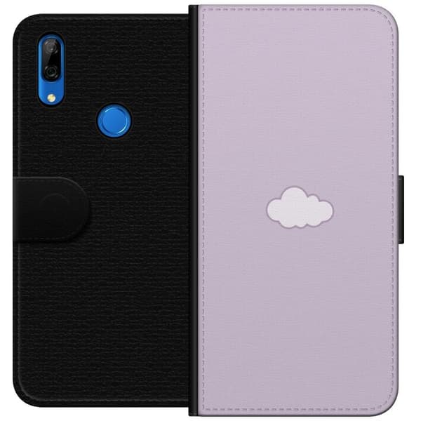Huawei P Smart Z Lommeboketui Lilla Sky - minimalistisk sky på en lilla bakgrunn