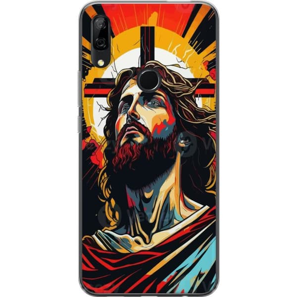 Huawei P Smart Z Gjennomsiktig deksel Jesus & Kort - religiøst motiv med dyp symbolikk