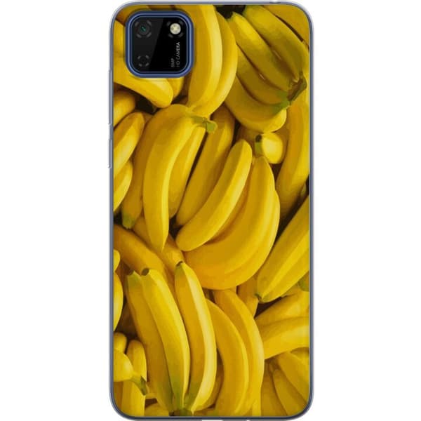 Huawei Y5p Gjennomsiktig deksel Banana mønster