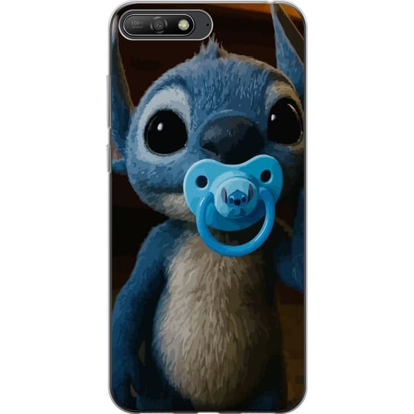 Huawei Y6 (2018) Gennemsigtig cover Stitch & Napp - babytema med sød karakter