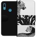 Pikkukuva 1 / 3: Huawei Y6 (2019) Lompakkokotelo Leopard Faces
