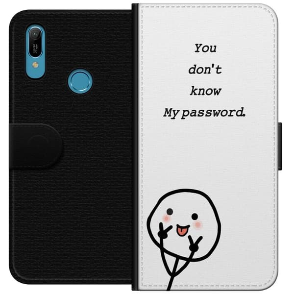 Huawei Y6 (2019) Lommeboketui Du Kjenner Ikke Mitt Passord