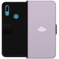 Miniatyrbillede 1 af 3: Huawei Y6 (2019) Tegnebogsetui Lilla Sky - minimalistisk sky på lilla baggrund