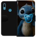 Miniatyrbillede 1 af 3: Huawei Y6 (2019) Tegnebogsetui Stitch & Napp - babytema med sød karakter