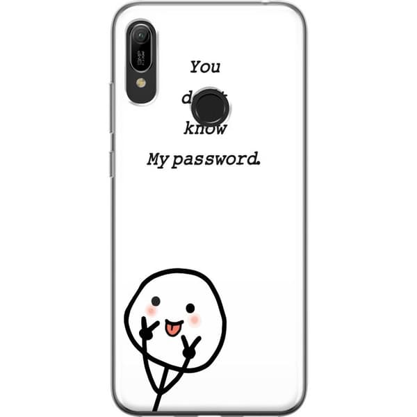 Huawei Y6 (2019) Gennemsigtig cover Du Kender Ikke Mit Adgangskode
