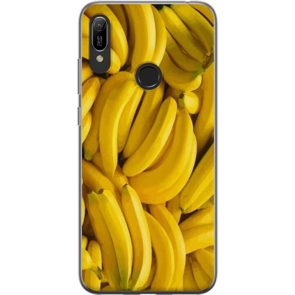 Huawei Y6 (2019) Gjennomsiktig deksel Banana mønster