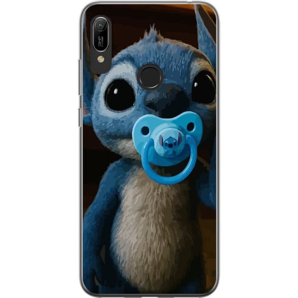 Huawei Y6 (2019) Läpinäkyvä kuori Stitch & Napp - vauvateema söpöllä hahmolla