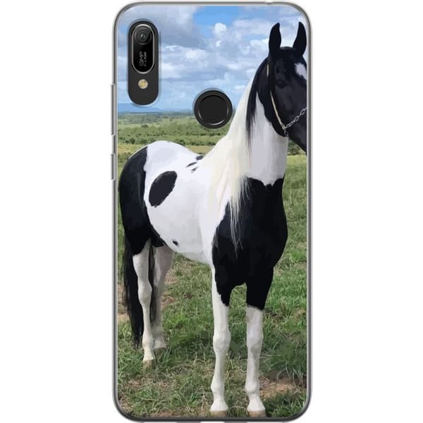 Huawei Y6 (2019) Läpinäkyvä kuori Hevosen Taika - tyylikäs hevonen rauhallisessa väriskaalassa