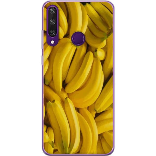 Huawei Y6p Läpinäkyvä kuori Banaani kuvio