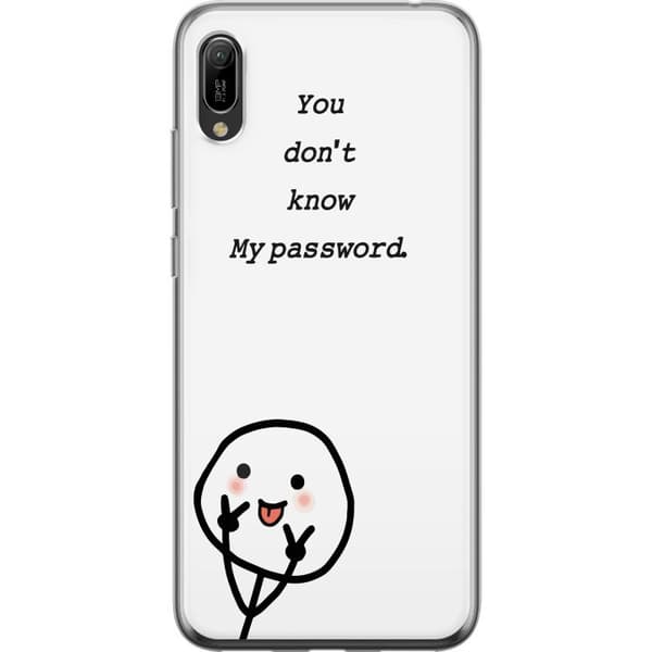 Huawei Y6 Pro (2019) Gennemsigtig cover Du Kender Ikke Mit Adgangskode