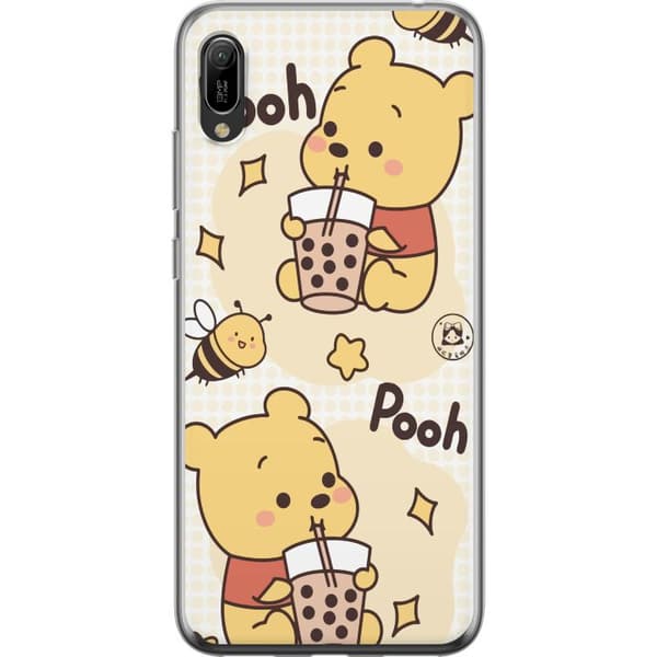 Huawei Y6 Pro (2019) Läpinäkyvä kuori Nalle Pooh - klassinen karhumotiivi uudessa tulkinnassa