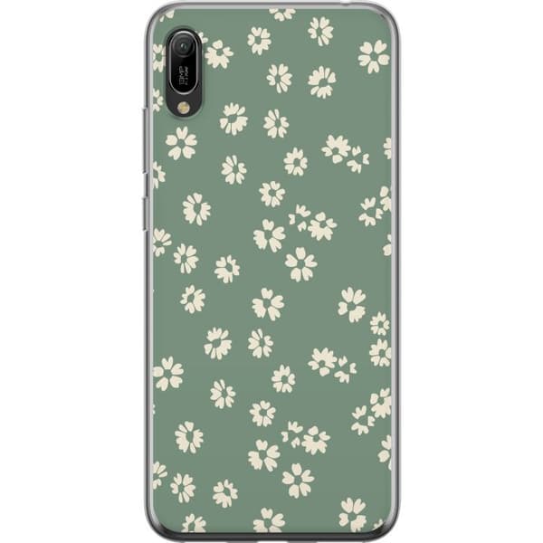 Huawei Y6 Pro (2019) Läpinäkyvä kuori Kukkaisunelma - Värikäs Kukkakuvio
