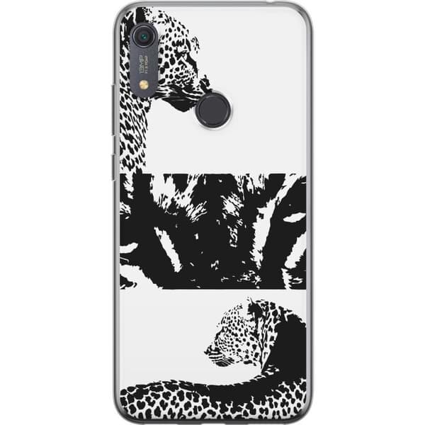 Huawei Y6s (2019) Gennemsigtig cover Leopard Faces
